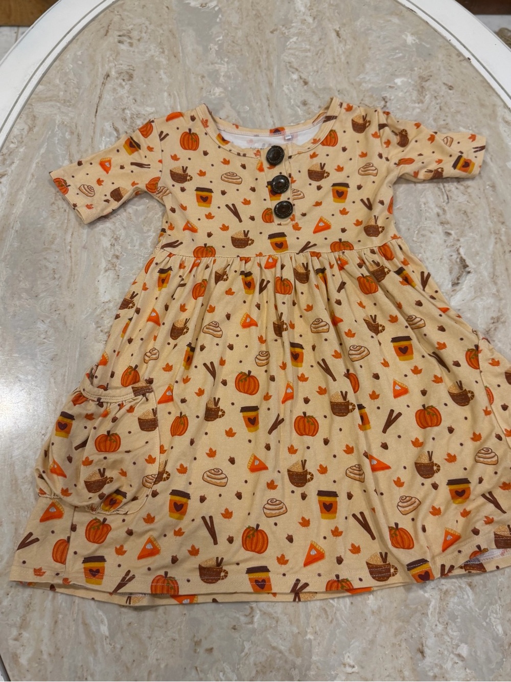 Fall bamboo dress